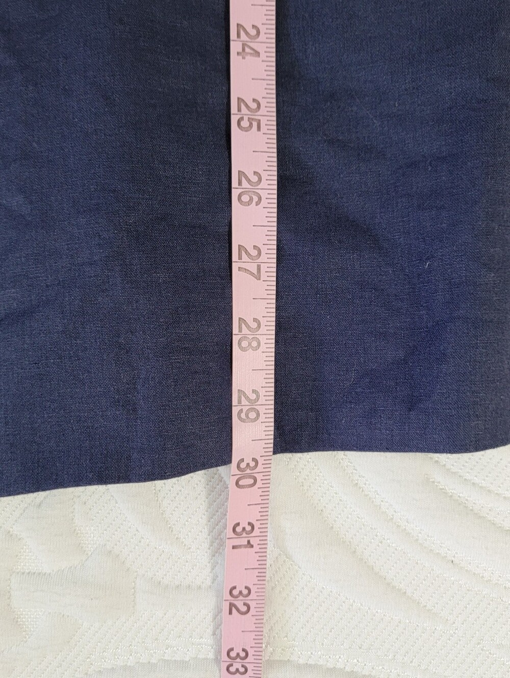 NWT Open Edit Oversized Women's Large Navy Linen Blend One Button Blazer Jacket - Picture 9 of 9
